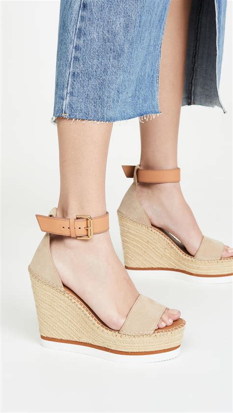 glyn espadrilles buy chloé|See by Chloé Women's Glynn Platform Wedge Espadrille .